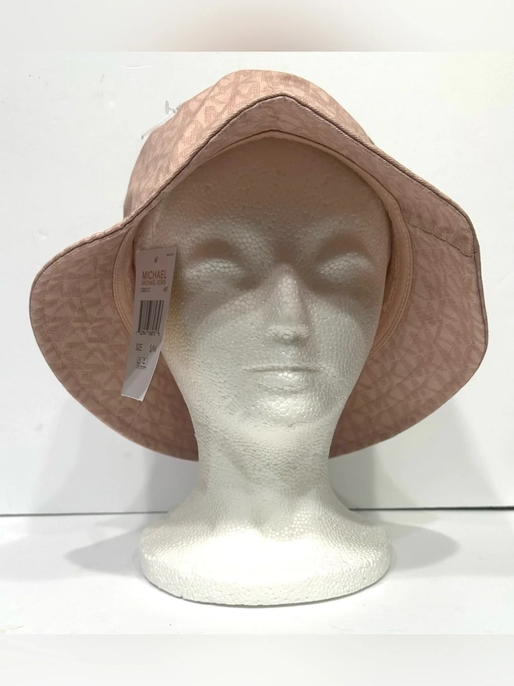 MICHAEL KORS Women’s Size S/M Bucket Hat PINK Signature MK Logo